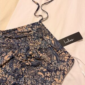 Lulus Ruched Halter-neck Bodysuit